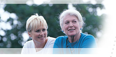 Grandmother with daughter